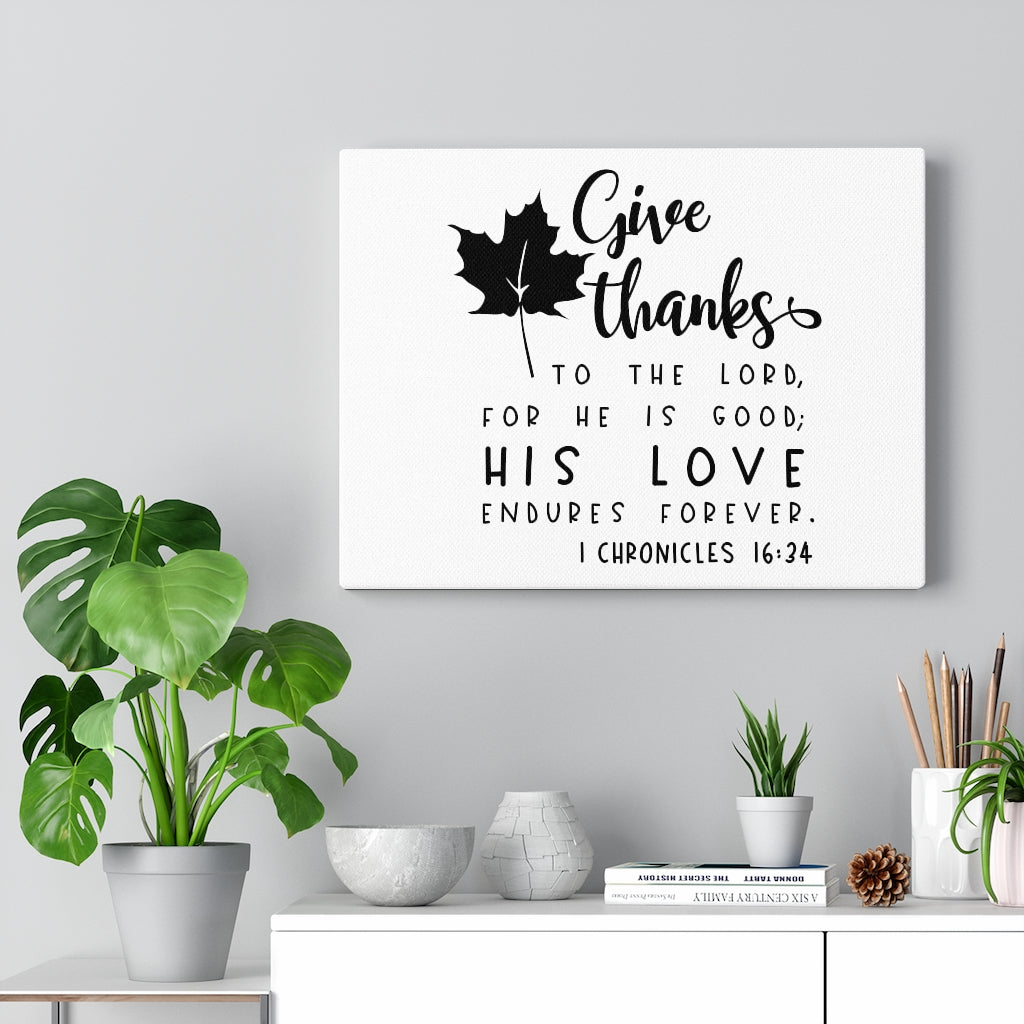 Scripture Walls His Love 1 Chronicles 16:24 Bible Verse Canvas Christian Wall Art Ready to Hang Unframed-Express Your Love Gifts