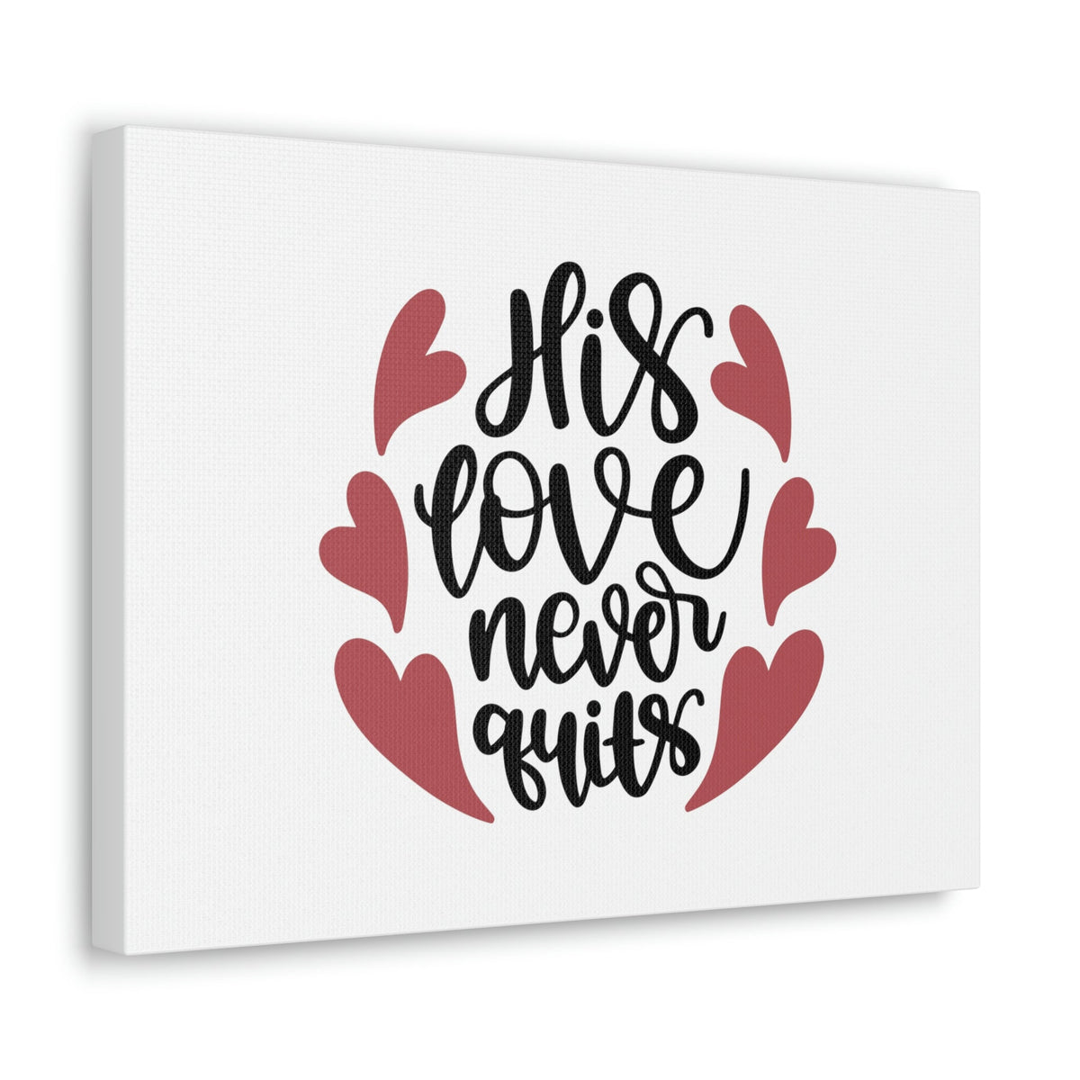 Scripture Walls His Love Never Quits Psalms 136:26 Christian Wall Art Bible Verse Print Ready to Hang Unframed-Express Your Love Gifts