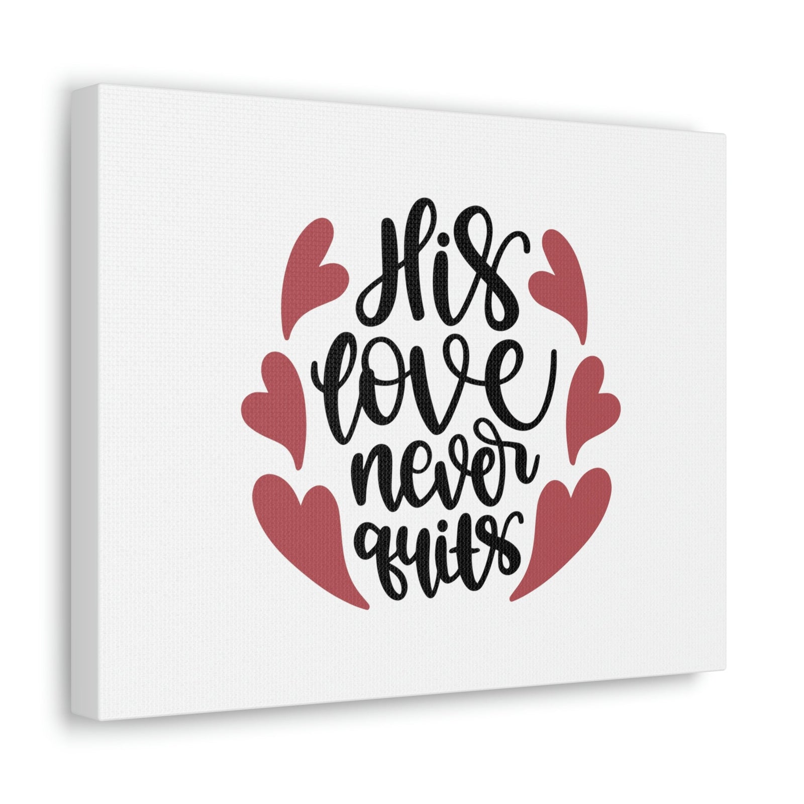 Scripture Walls His Love Never Quits Psalms 136:26 Christian Wall Art Bible Verse Print Ready to Hang Unframed-Express Your Love Gifts