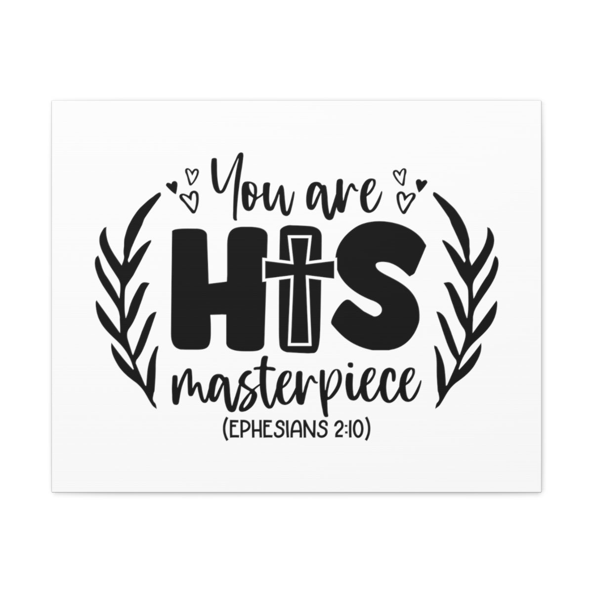 Scripture Walls His Masterpiece Ephesians 2:10 Branches Bible Verse Canvas Christian Wall Art Ready to Hang Unframed-Express Your Love Gifts