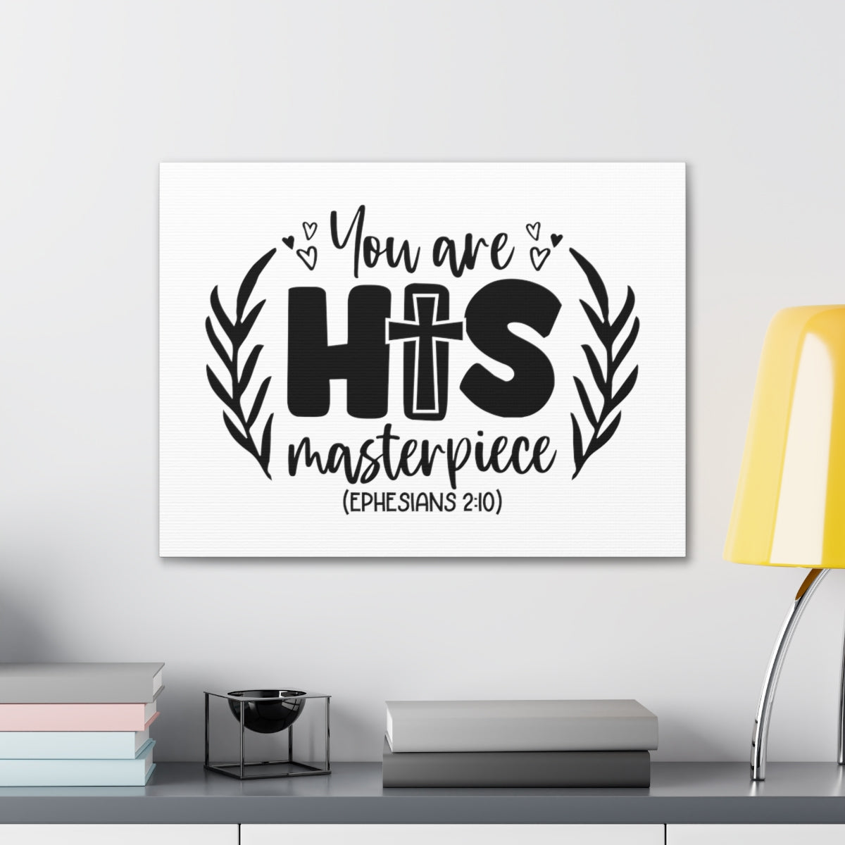 Scripture Walls His Masterpiece Ephesians 2:10 Branches Bible Verse Canvas Christian Wall Art Ready to Hang Unframed-Express Your Love Gifts