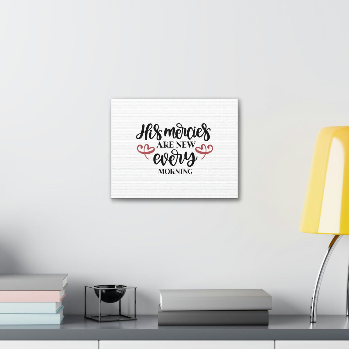 Scripture Walls His Mercies Are New Every Morning Lamentations 3:22-23 Christian Wall Art Bible Verse Print Ready to Hang Unframed-Express Your Love Gifts