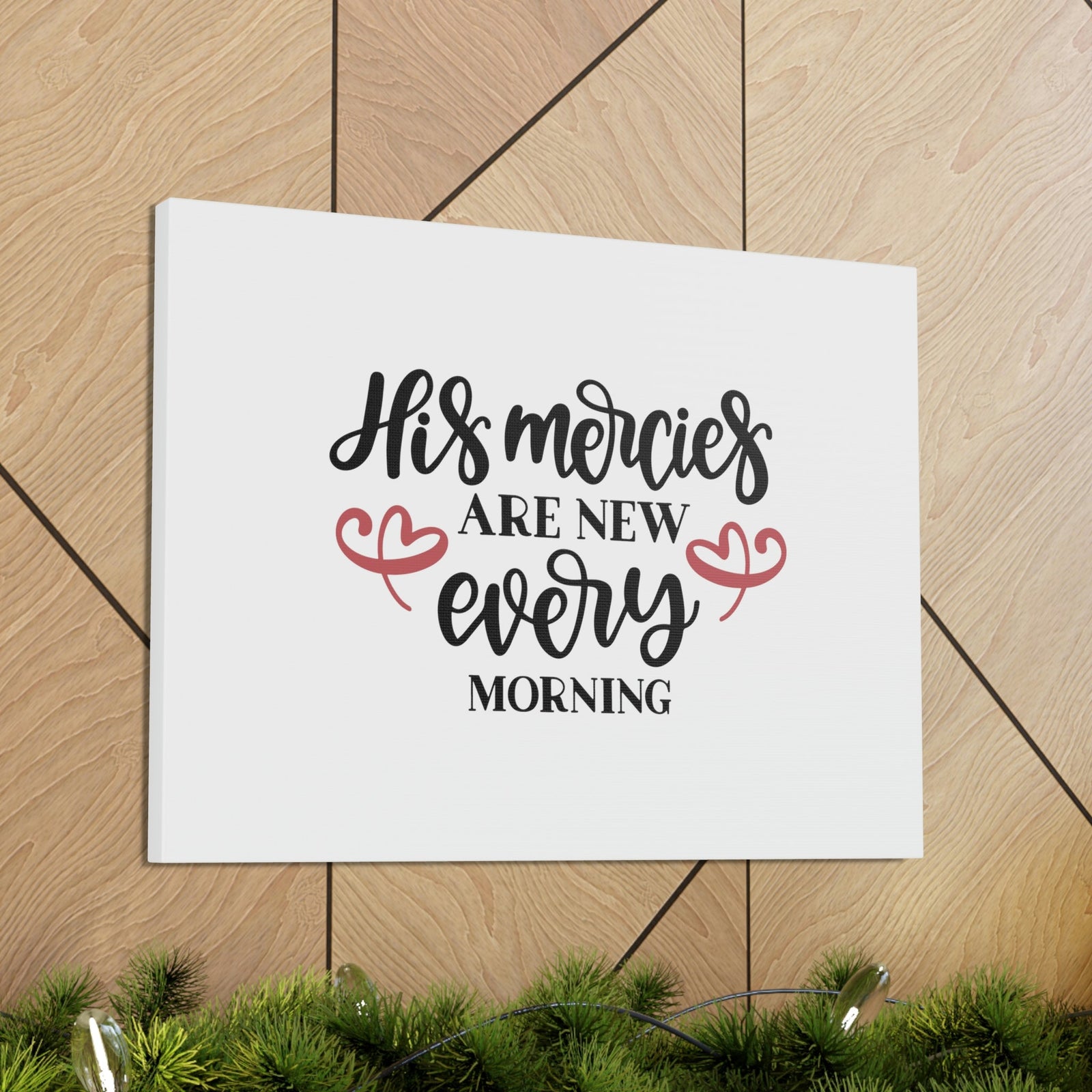 Scripture Walls His Mercies Are New Every Morning Lamentations 3:22-23 Christian Wall Art Bible Verse Print Ready to Hang Unframed-Express Your Love Gifts