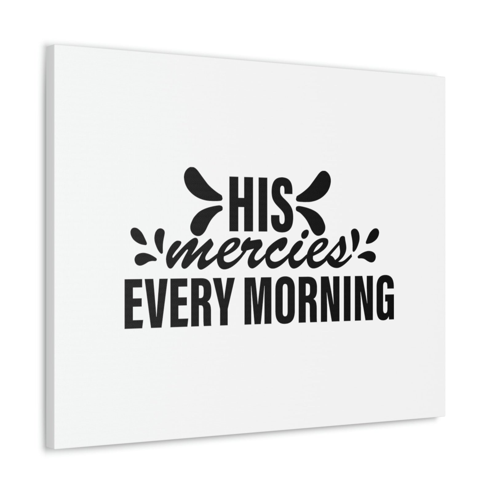 Scripture Walls His Mercies Every Morning Lamentations 3:22-23 Christian Wall Art Bible Verse Print Ready to Hang Unframed-Express Your Love Gifts