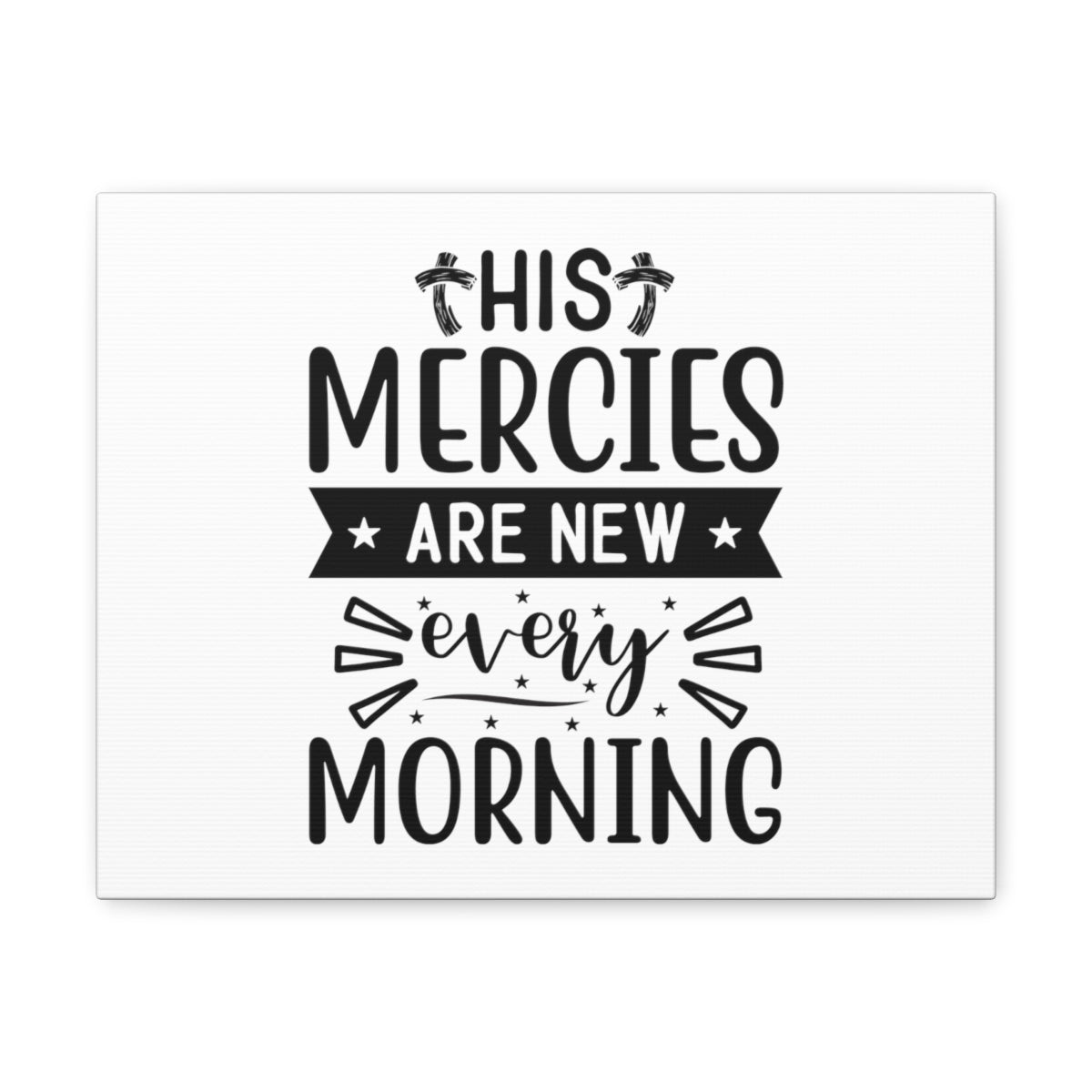 Scripture Walls His Mercies Lamentations 3:22-23 Christian Wall Art Bible Verse Print Ready to Hang Unframed-Express Your Love Gifts