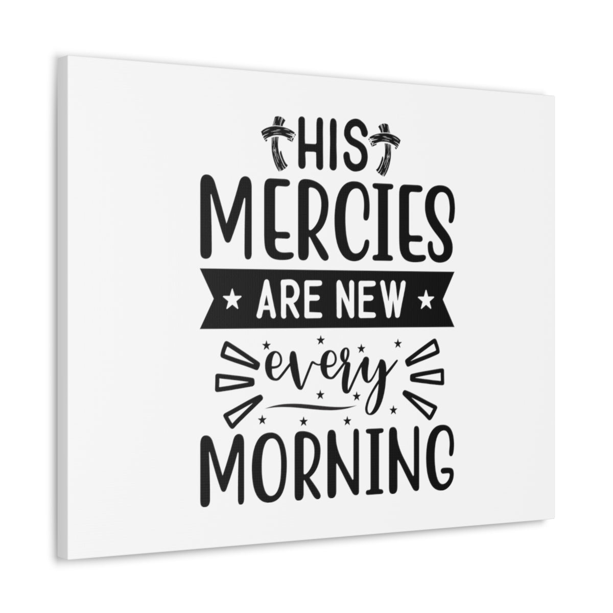 Scripture Walls His Mercies Lamentations 3:22-23 Christian Wall Art Bible Verse Print Ready to Hang Unframed-Express Your Love Gifts