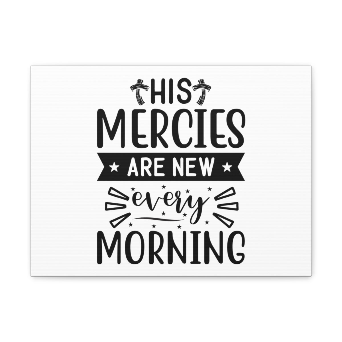 Scripture Walls His Mercies Lamentations 3:22-23 Christian Wall Art Bible Verse Print Ready to Hang Unframed-Express Your Love Gifts