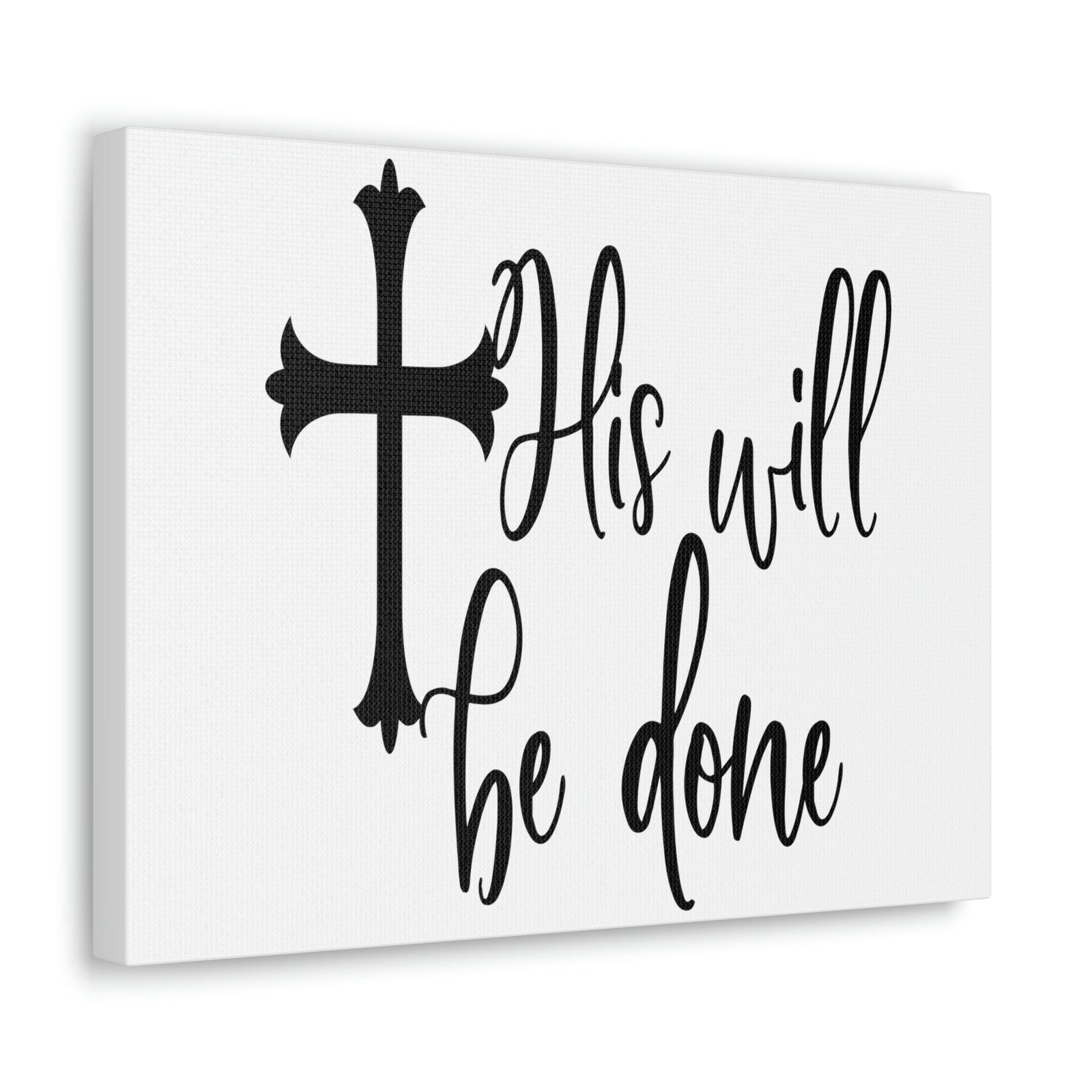 Scripture Walls His Will Be Done Matthew 6:10 Christian Wall Art Print Ready to Hang Unframed-Express Your Love Gifts