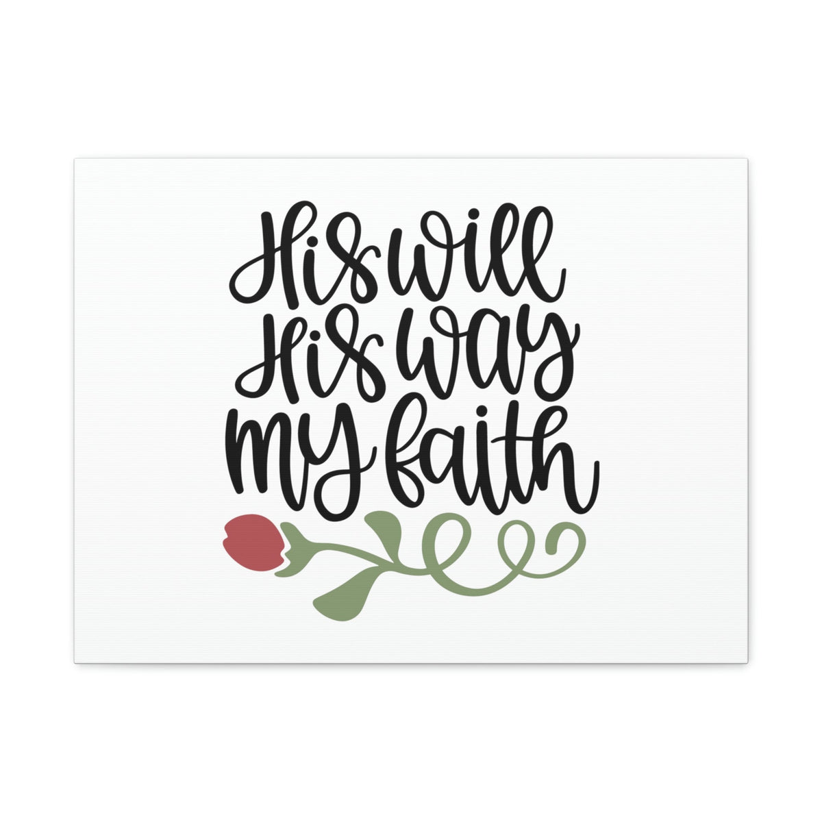 Scripture Walls His Will His Way My Faith Jeremiah 29:11 Christian Wall Art Bible Verse Print Ready to Hang Unframed-Express Your Love Gifts