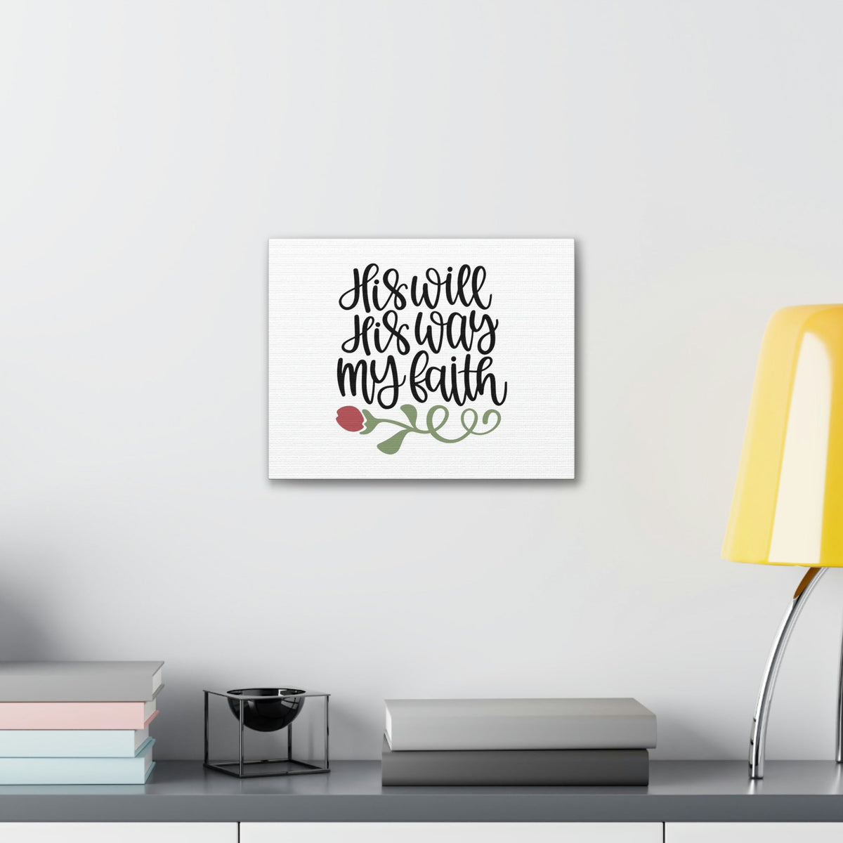 Scripture Walls His Will His Way My Faith Jeremiah 29:11 Christian Wall Art Bible Verse Print Ready to Hang Unframed-Express Your Love Gifts