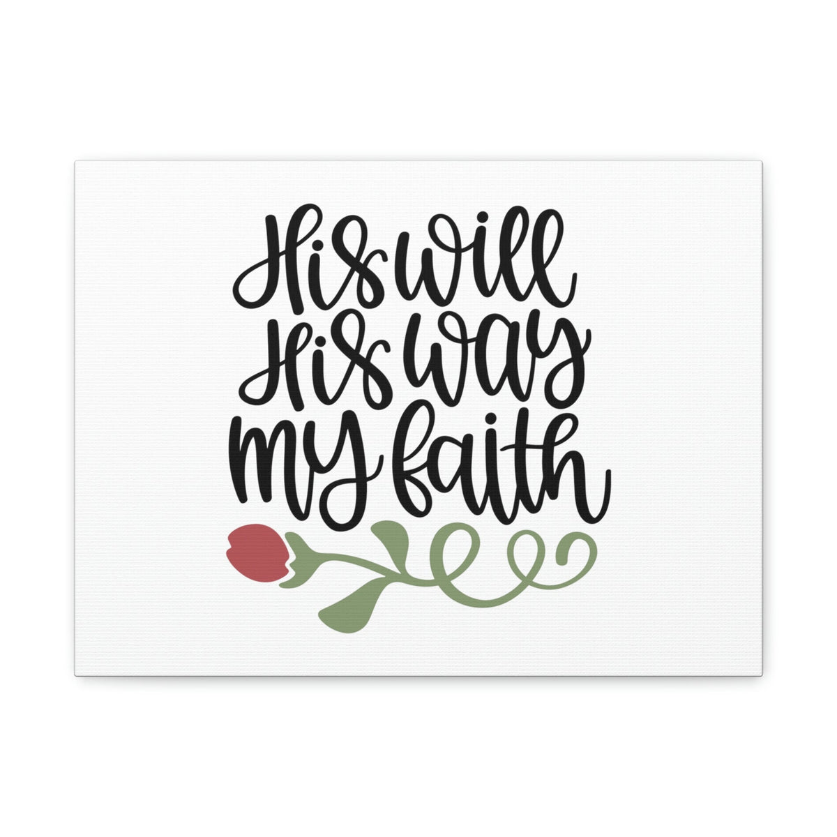 Scripture Walls His Will His Way My Faith Jeremiah 29:11 Christian Wall Art Bible Verse Print Ready to Hang Unframed-Express Your Love Gifts