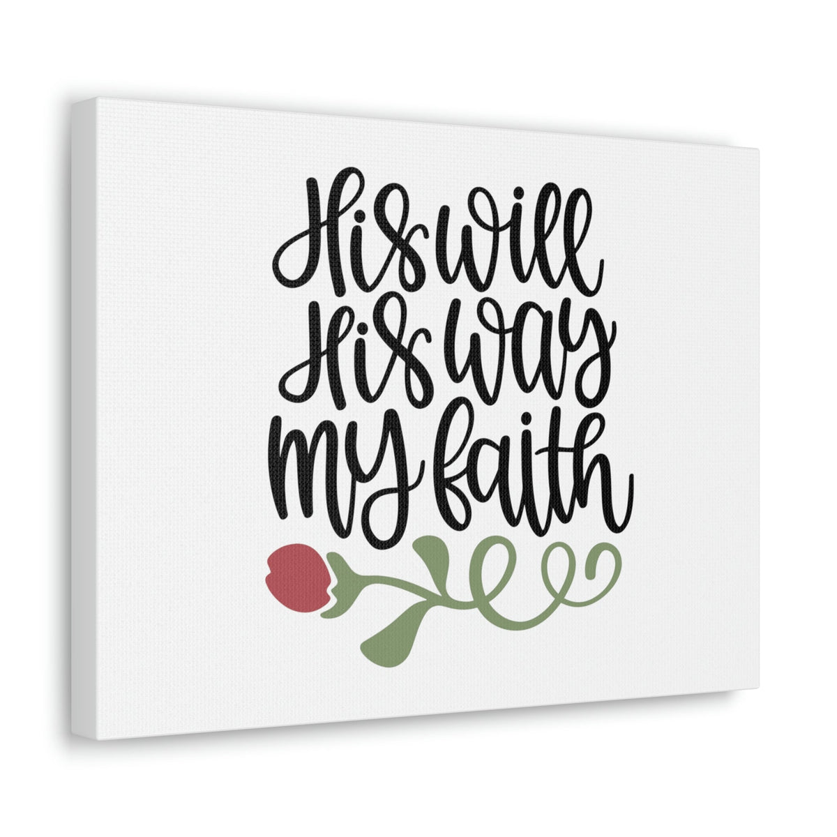 Scripture Walls His Will His Way My Faith Jeremiah 29:11 Christian Wall Art Bible Verse Print Ready to Hang Unframed-Express Your Love Gifts