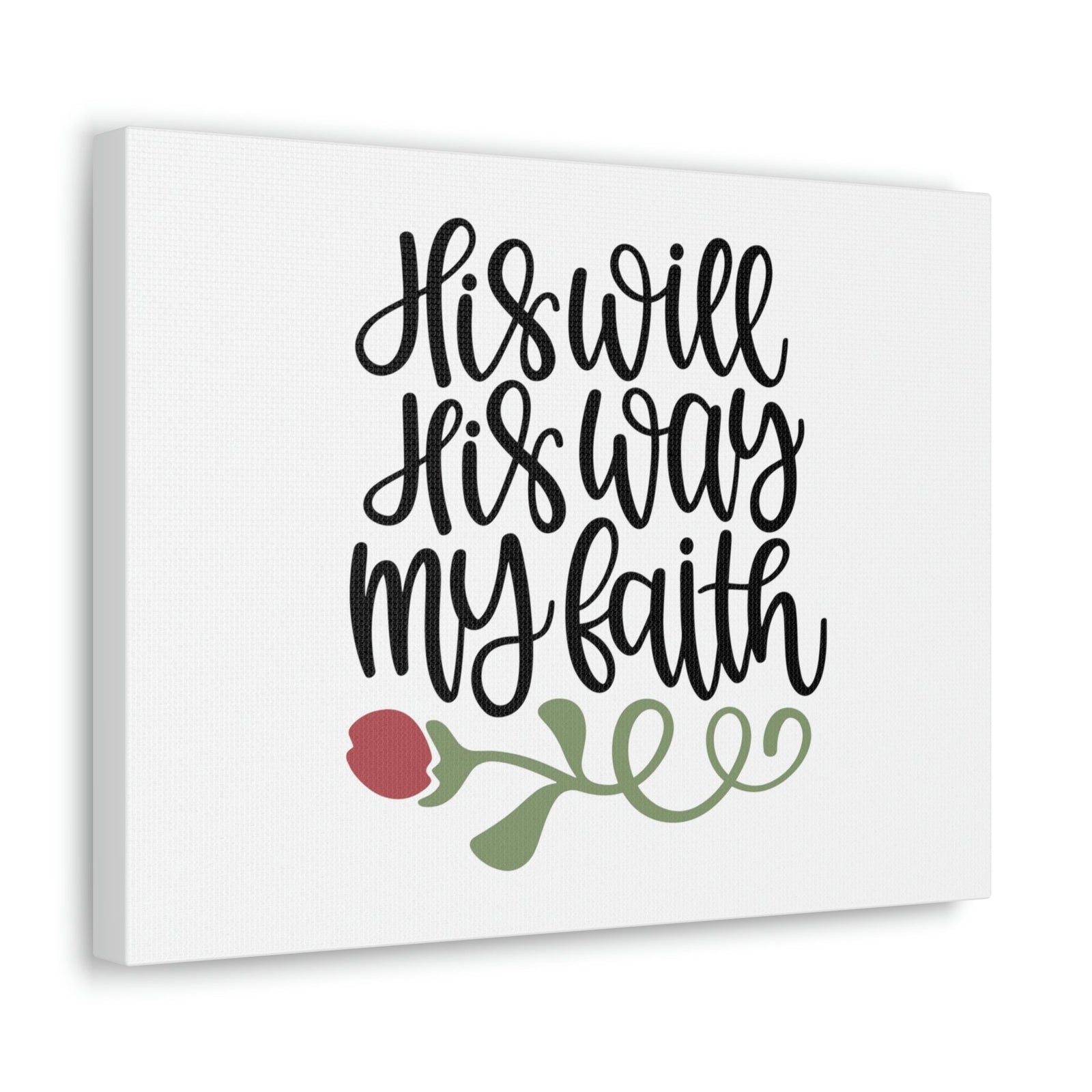 Scripture Walls His Will His Way My Faith Jeremiah 29:11 Christian Wall Art Bible Verse Print Ready to Hang Unframed-Express Your Love Gifts