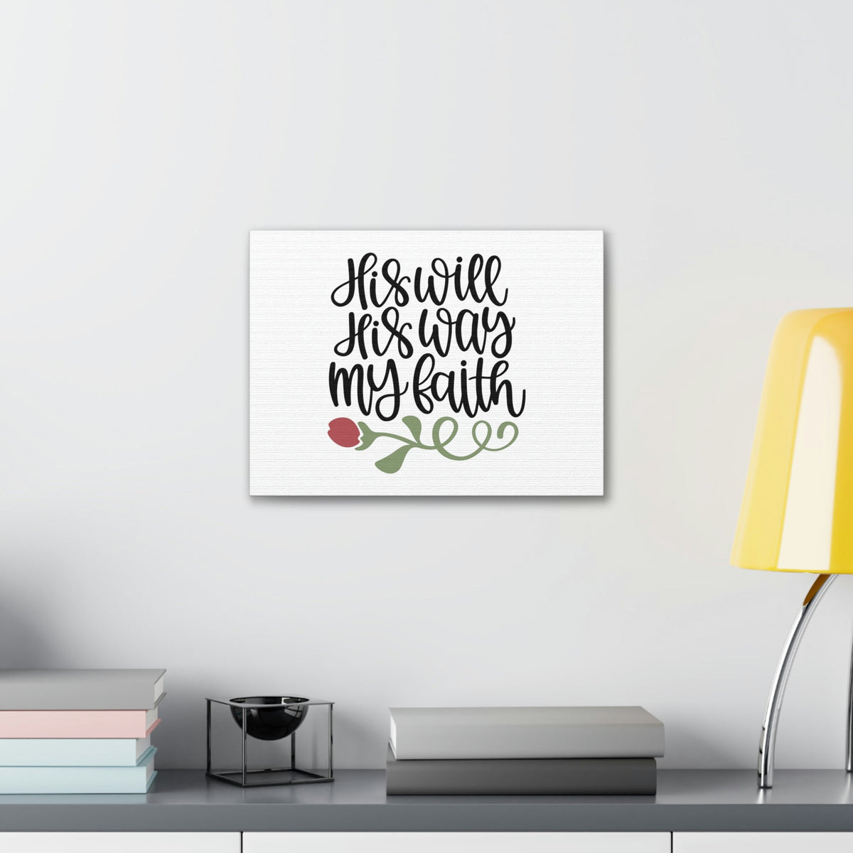Scripture Walls His Will His Way My Faith Jeremiah 29:11 Christian Wall Art Bible Verse Print Ready to Hang Unframed-Express Your Love Gifts