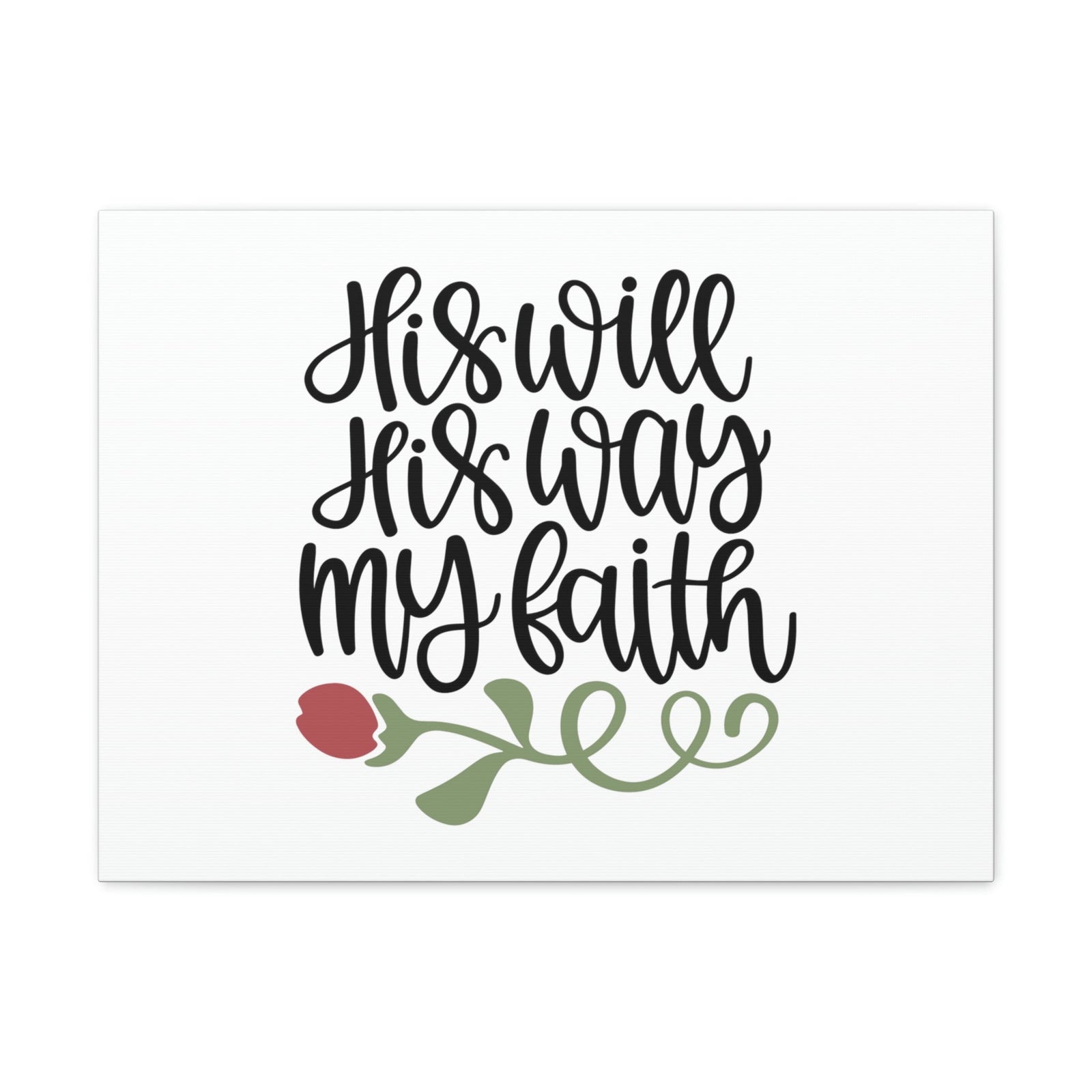 Scripture Walls His Will His Way My Faith Jeremiah 29:11 Christian Wall Art Bible Verse Print Ready to Hang Unframed-Express Your Love Gifts