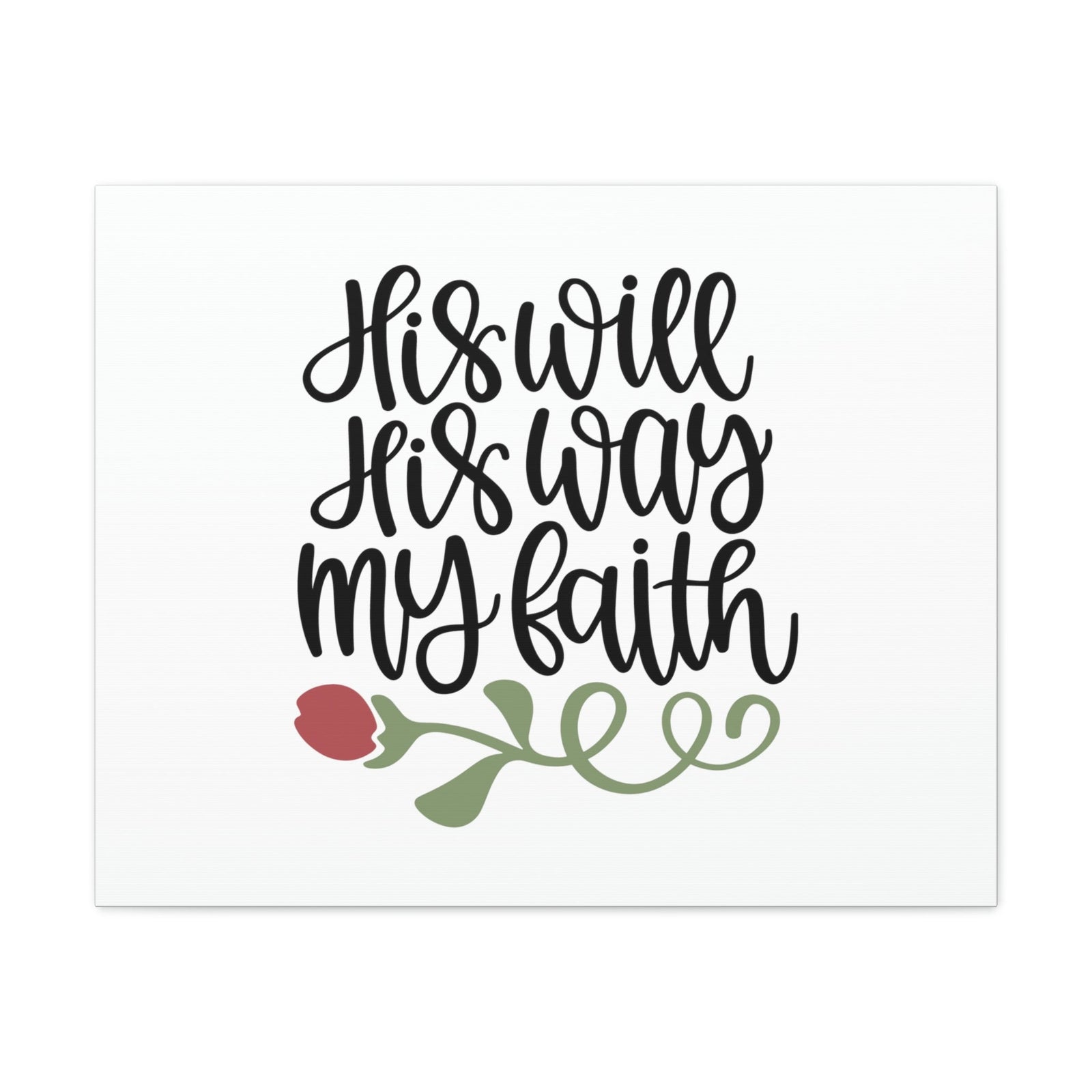 Scripture Walls His Will His Way My Faith Jeremiah 29:11 Christian Wall Art Bible Verse Print Ready to Hang Unframed-Express Your Love Gifts