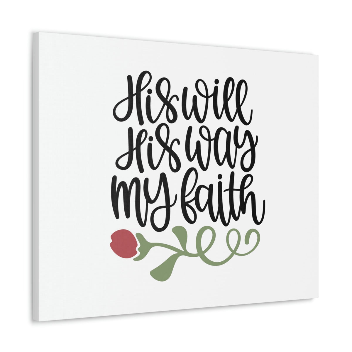Scripture Walls His Will His Way My Faith Jeremiah 29:11 Christian Wall Art Bible Verse Print Ready to Hang Unframed-Express Your Love Gifts