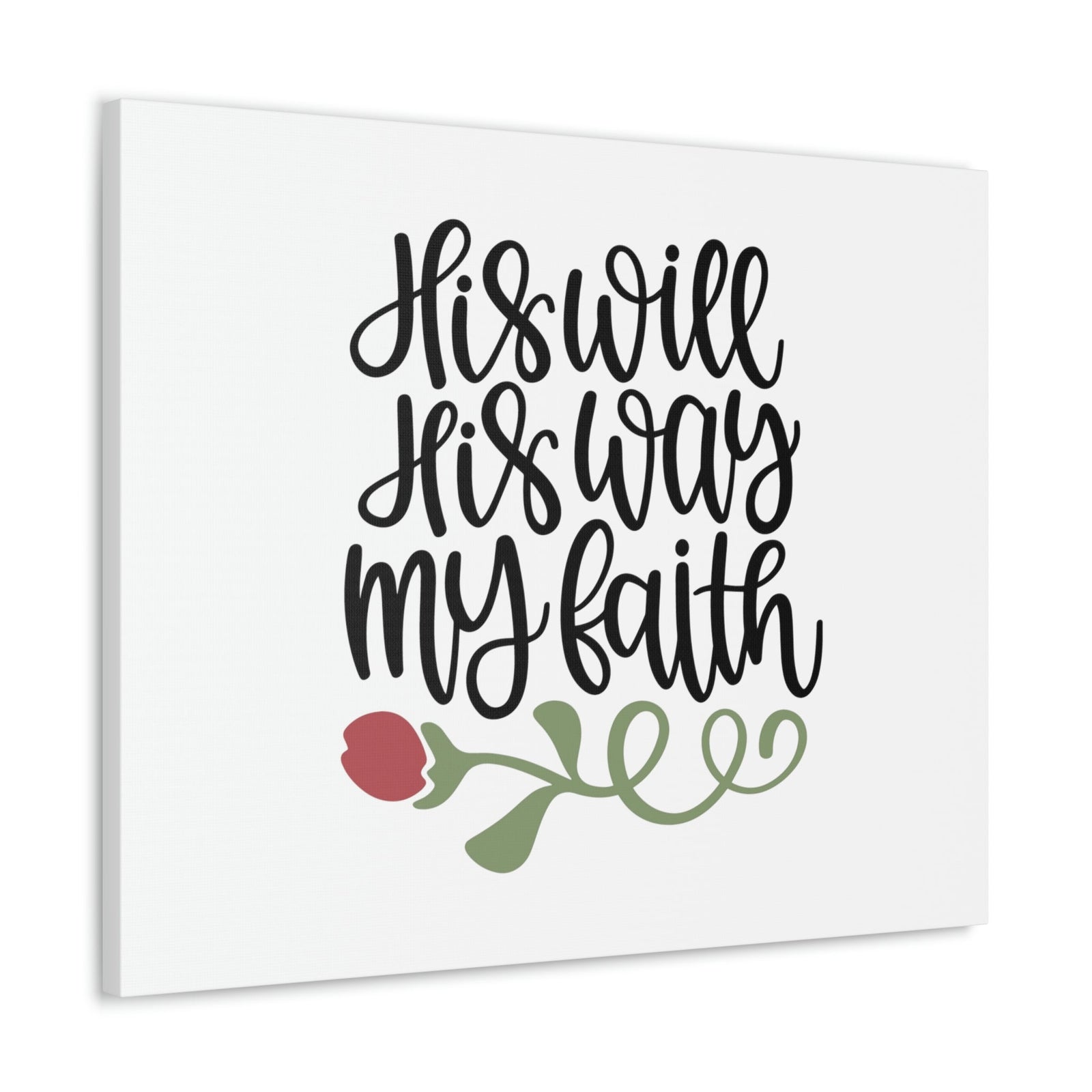 Scripture Walls His Will His Way My Faith Jeremiah 29:11 Christian Wall Art Bible Verse Print Ready to Hang Unframed-Express Your Love Gifts