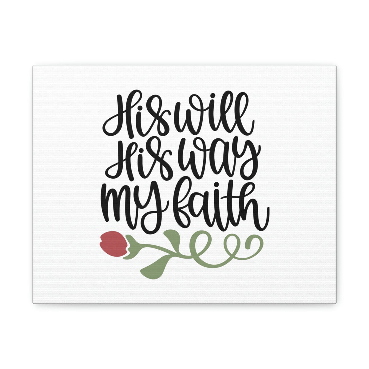 Scripture Walls His Will His Way My Faith Jeremiah 29:11 Christian Wall Art Bible Verse Print Ready to Hang Unframed-Express Your Love Gifts