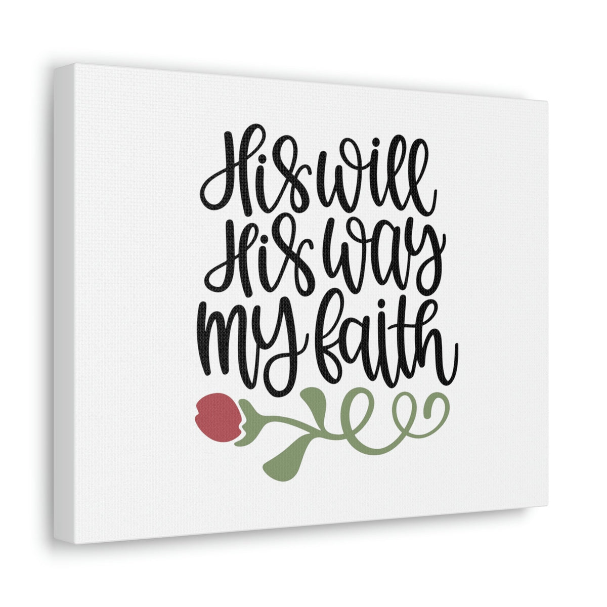 Scripture Walls His Will His Way My Faith Jeremiah 29:11 Christian Wall Art Bible Verse Print Ready to Hang Unframed-Express Your Love Gifts