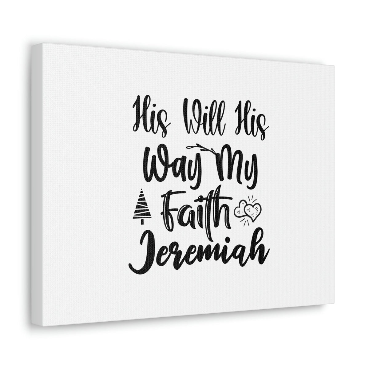 Scripture Walls His Will His Way My Faith Mark 10:52 Christian Wall Art Bible Verse Print Ready to Hang Unframed-Express Your Love Gifts