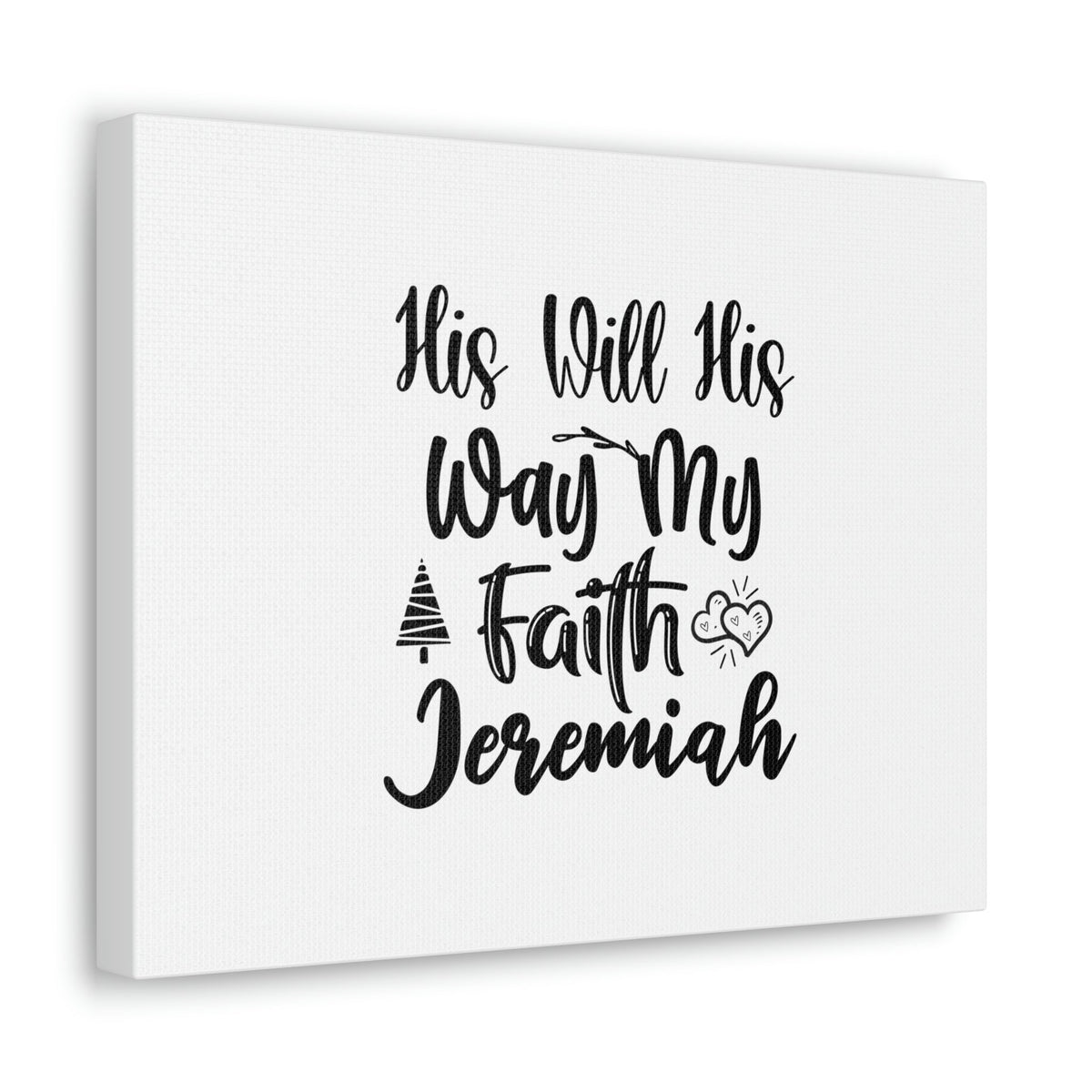 Scripture Walls His Will His Way My Faith Mark 10:52 Christian Wall Art Bible Verse Print Ready to Hang Unframed-Express Your Love Gifts