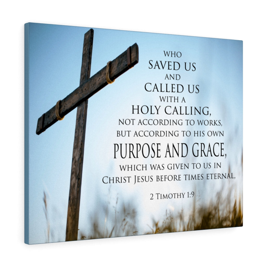 Scripture Walls Holy Calling 2 Timothy 1:9 Wall Art Christian Home Decor Unframed-Express Your Love Gifts