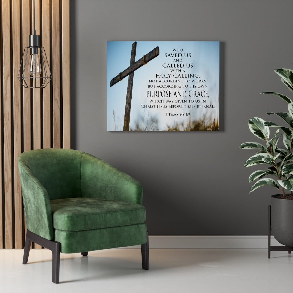 Scripture Walls Holy Calling 2 Timothy 1:9 Wall Art Christian Home Decor Unframed-Express Your Love Gifts