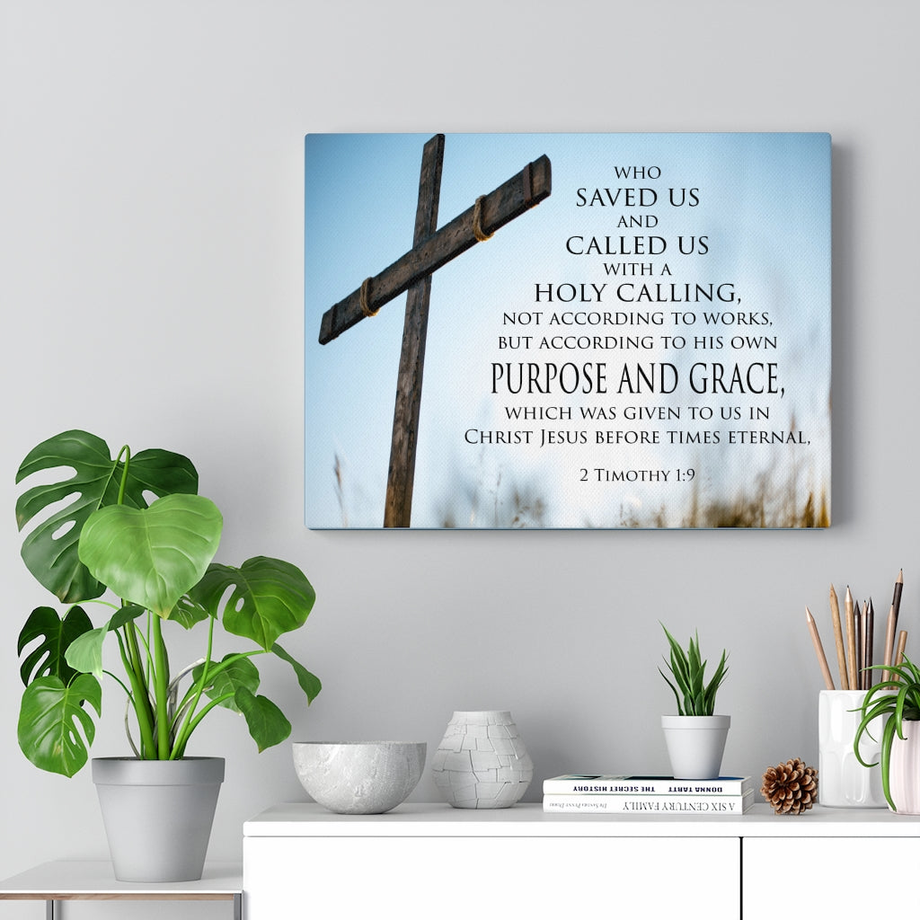 Scripture Walls Holy Calling 2 Timothy 1:9 Wall Art Christian Home Decor Unframed-Express Your Love Gifts