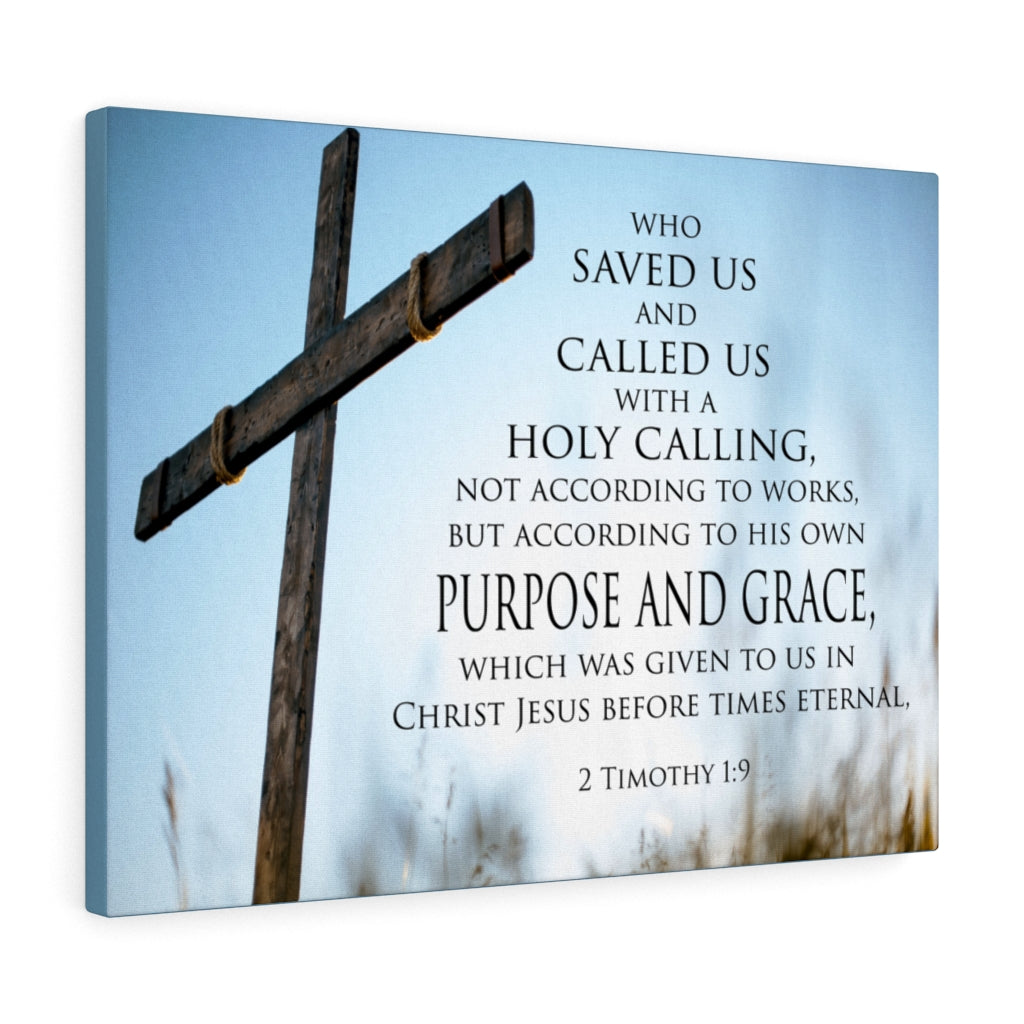 Scripture Walls Holy Calling 2 Timothy 1:9 Wall Art Christian Home Decor Unframed-Express Your Love Gifts