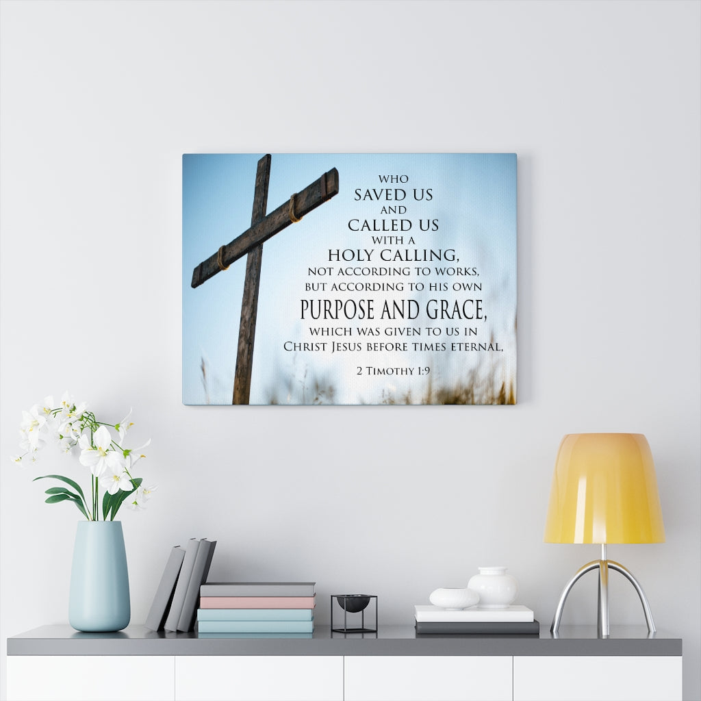 Scripture Walls Holy Calling 2 Timothy 1:9 Wall Art Christian Home Decor Unframed-Express Your Love Gifts