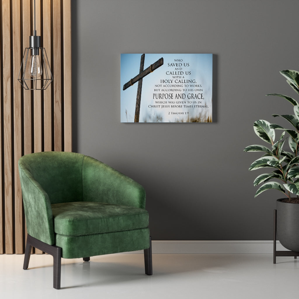Scripture Walls Holy Calling 2 Timothy 1:9 Wall Art Christian Home Decor Unframed-Express Your Love Gifts