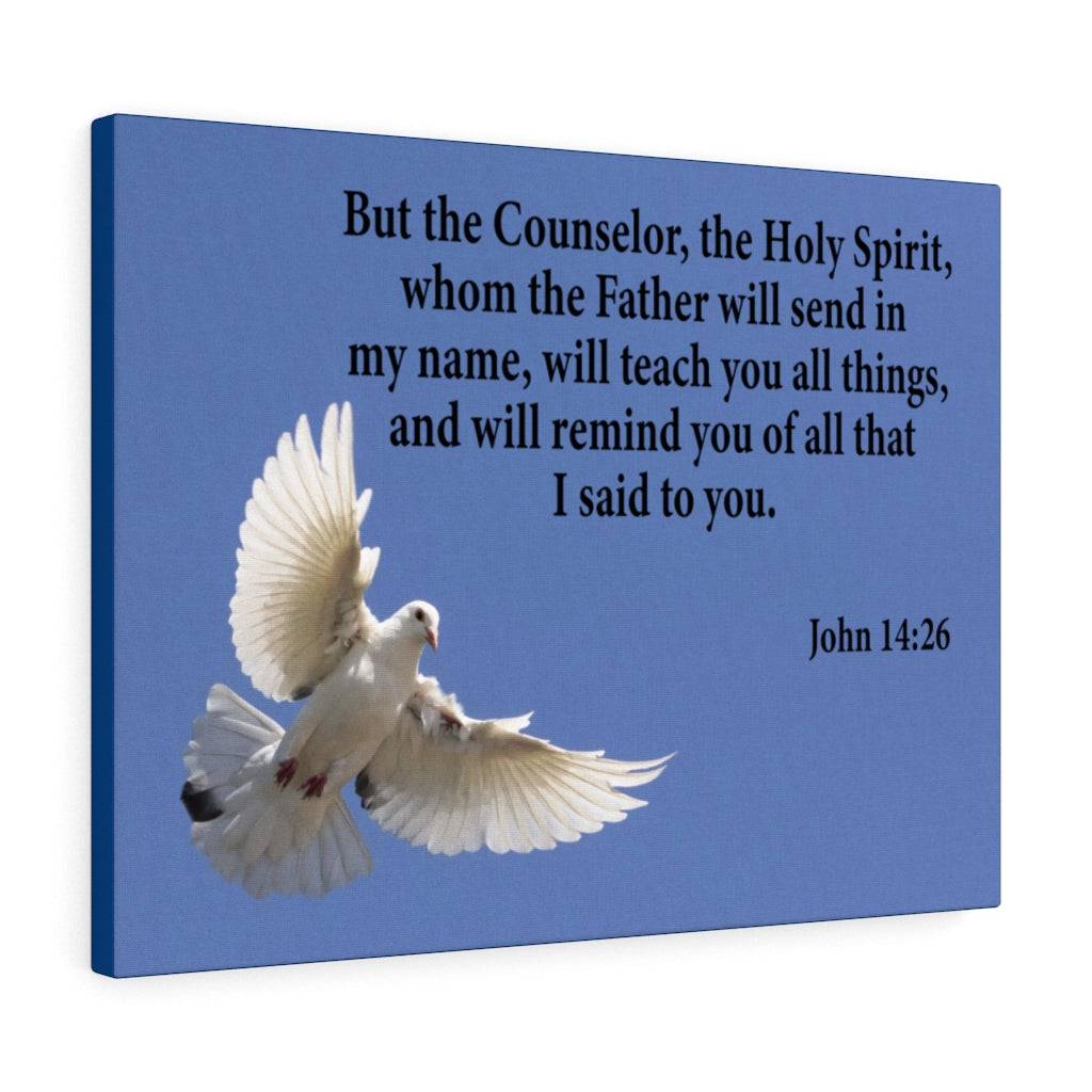 Scripture Walls Holy Ghost Comforter John 14:26 Wall Art Christian Home Decor Unframed-Express Your Love Gifts