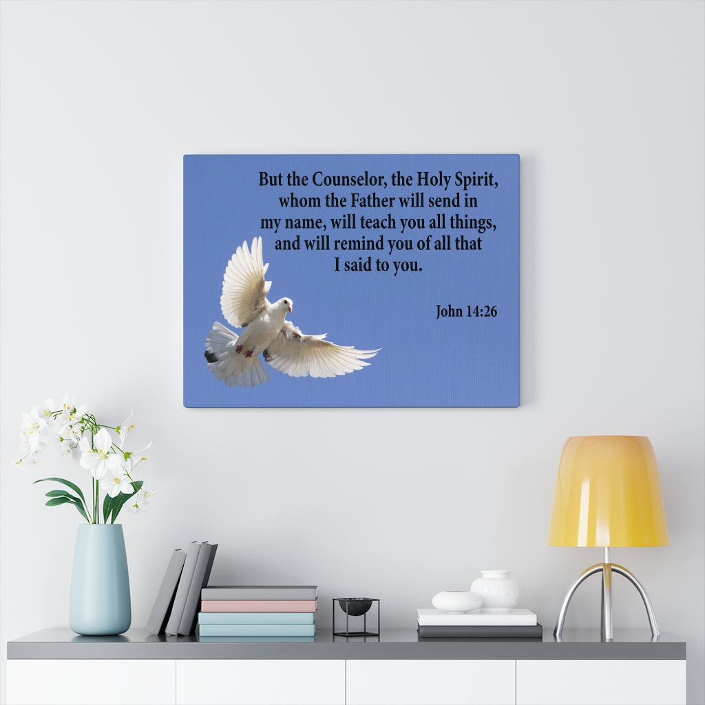 Scripture Walls Holy Ghost Comforter John 14:26 Wall Art Christian Home Decor Unframed-Express Your Love Gifts