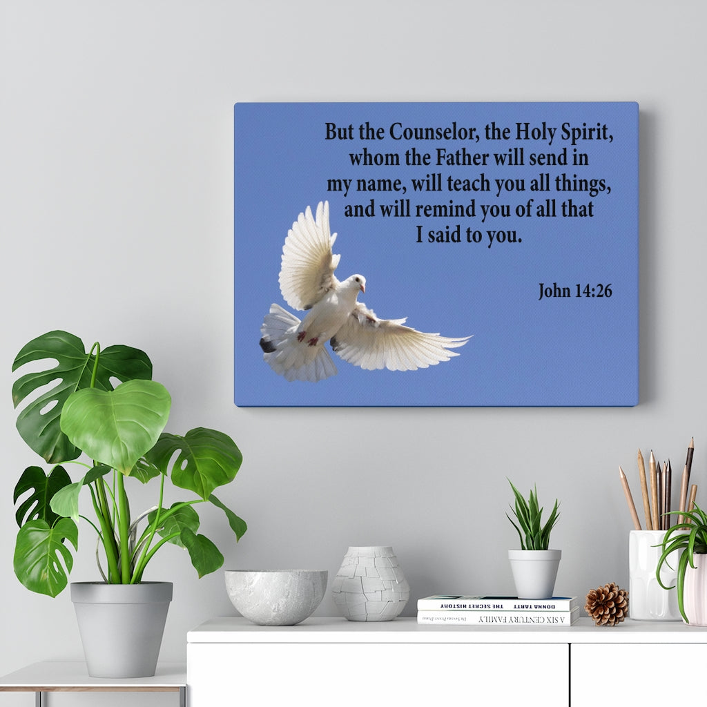 Scripture Walls Holy Ghost Comforter John 14:26 Wall Art Christian Home Decor Unframed-Express Your Love Gifts