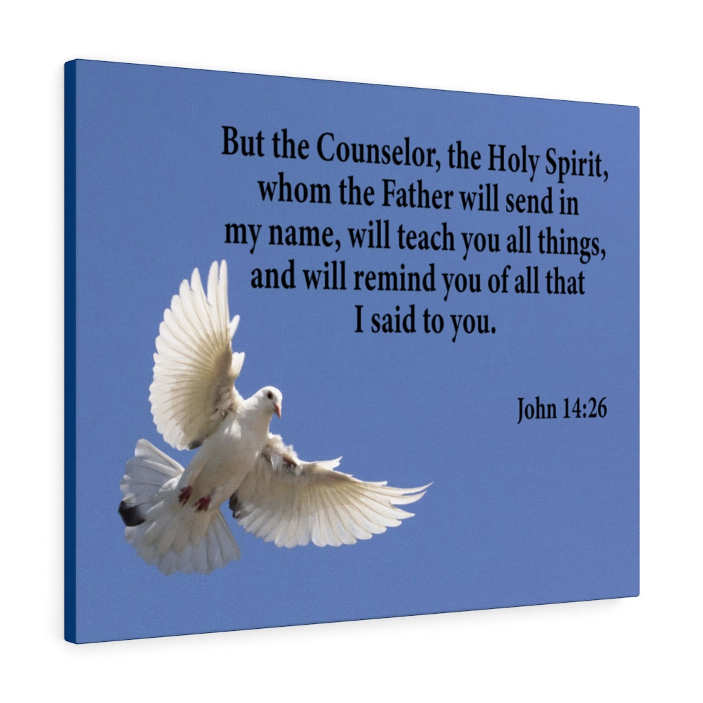Scripture Walls Holy Ghost Comforter John 14:26 Wall Art Christian Home Decor Unframed-Express Your Love Gifts