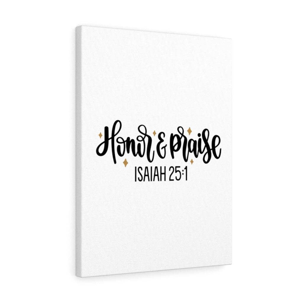 Scripture Walls Honor & Praise Isaiah 25:1 Bible Verse Canvas Christian Wall Art Ready to Hang Unframed-Express Your Love Gifts