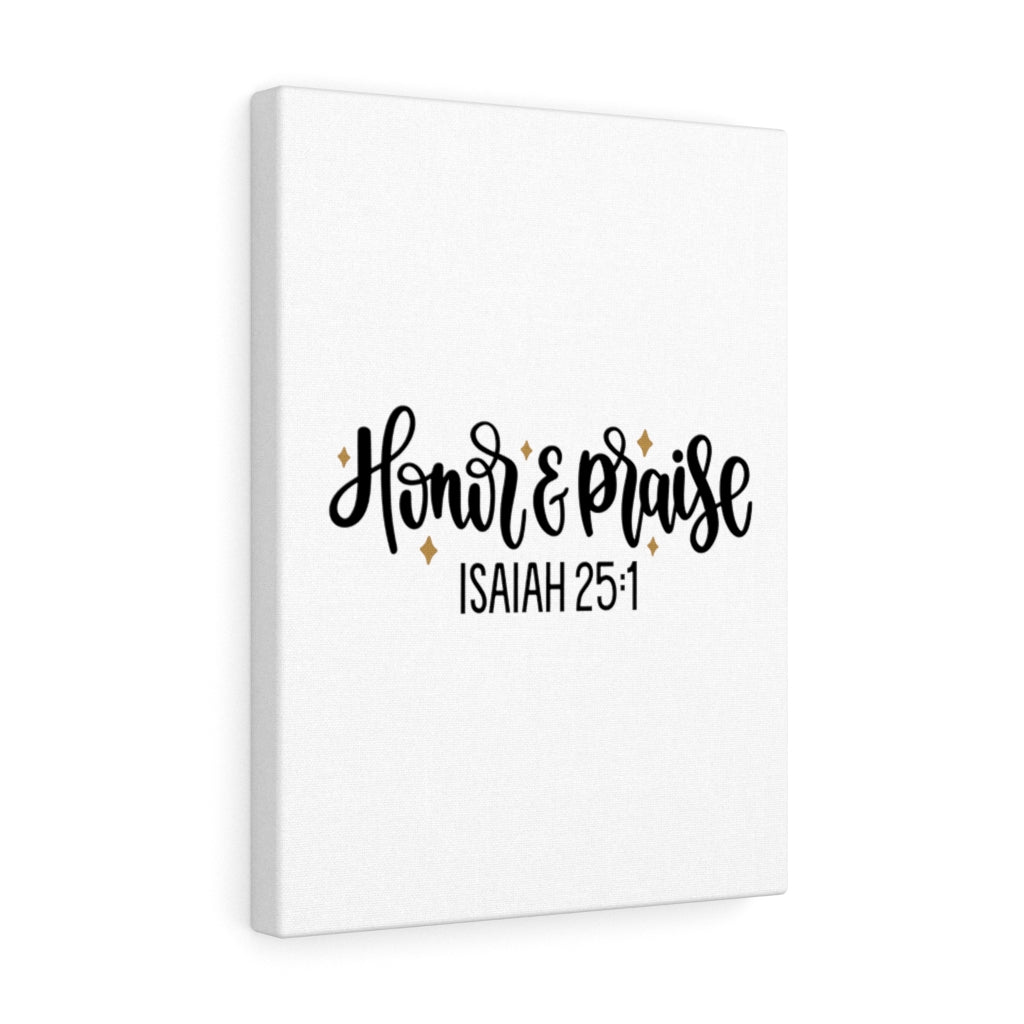 Scripture Walls Honor & Praise Isaiah 25:1 Bible Verse Canvas Christian Wall Art Ready to Hang Unframed-Express Your Love Gifts