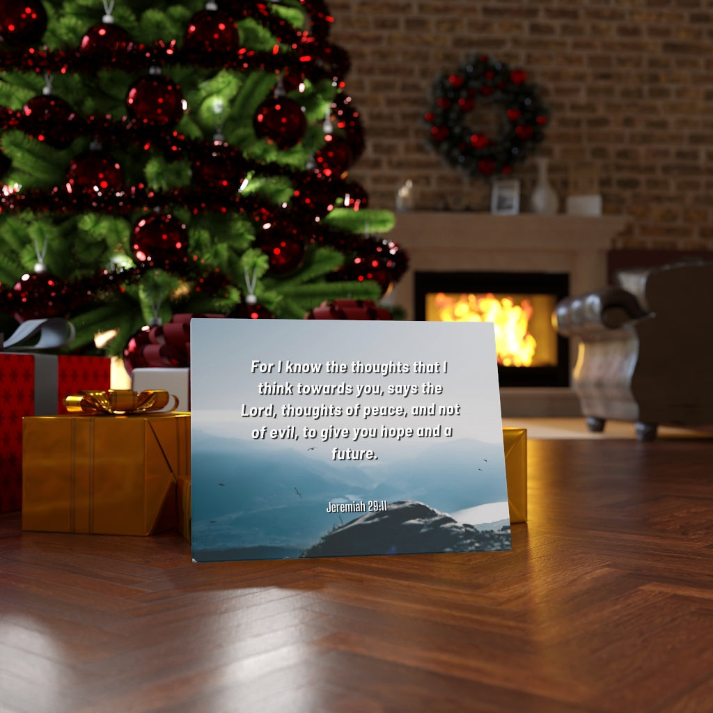 Scripture Walls Hope And A Future Jeremiah 29:11 Bible Verse Canvas Christian Wall Art Ready to Hang Unframed-Express Your Love Gifts