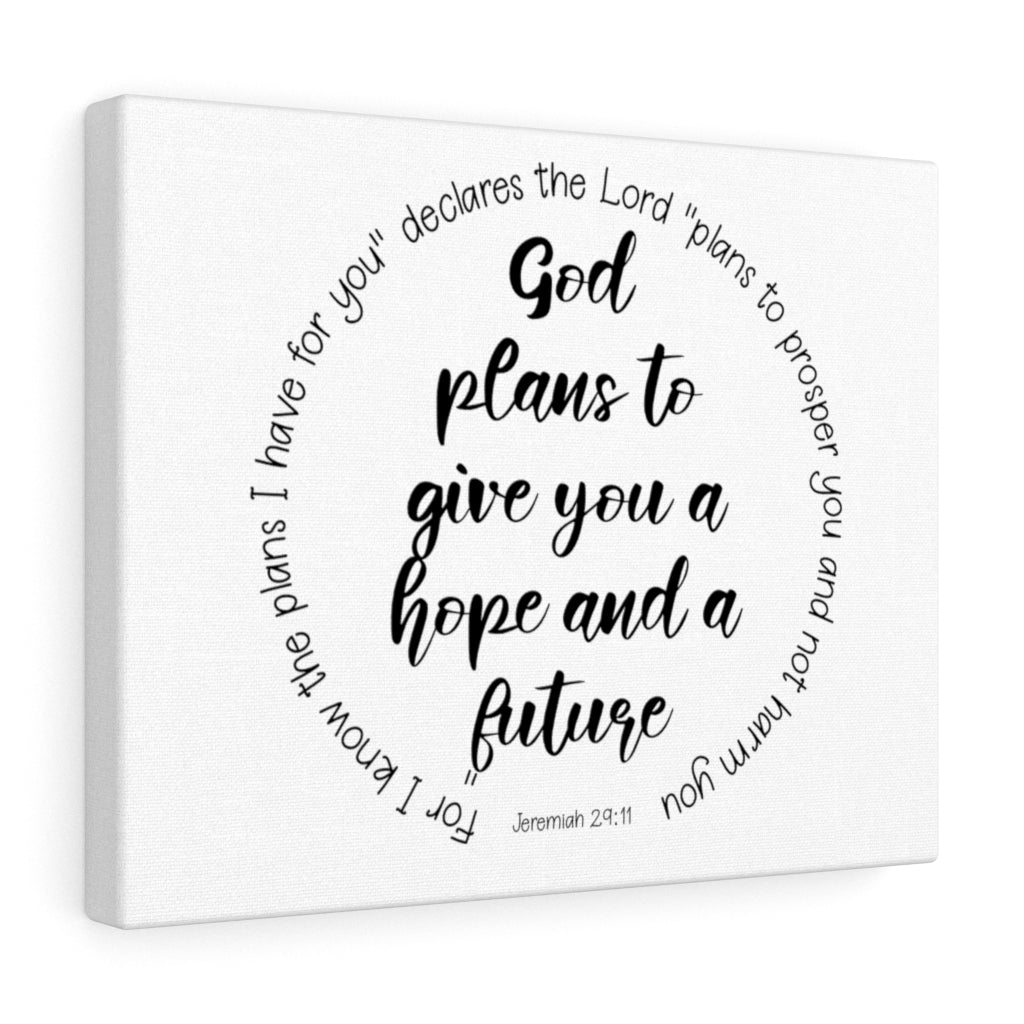 Scripture Walls Hope And A Future Jeremiah 29:11 Bible Verse Canvas Christian Wall Art Ready to Hang Unframed-Express Your Love Gifts