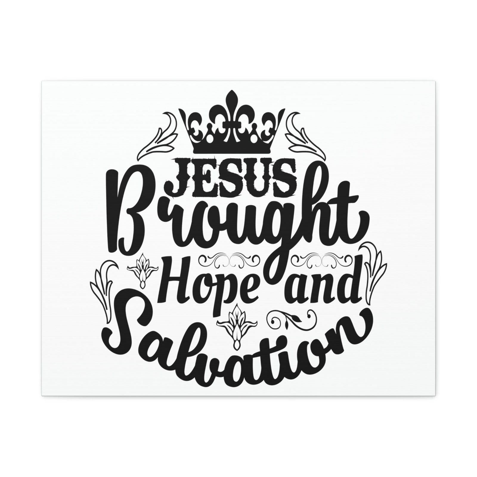 Scripture Walls Hope And Salvation John 3:16 Christian Wall Art Print Ready to Hang Unframed-Express Your Love Gifts