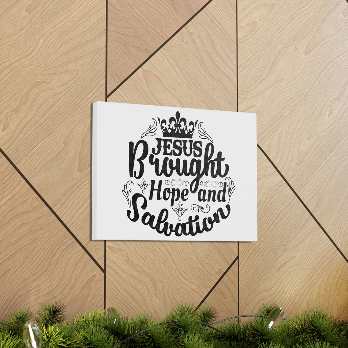 Scripture Walls Hope And Salvation John 3:16 Christian Wall Art Print Ready to Hang Unframed-Express Your Love Gifts