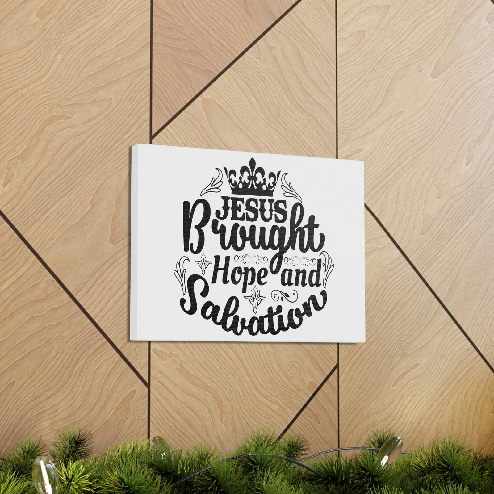 Scripture Walls Hope And Salvation John 3:16 Christian Wall Art Print Ready to Hang Unframed-Express Your Love Gifts