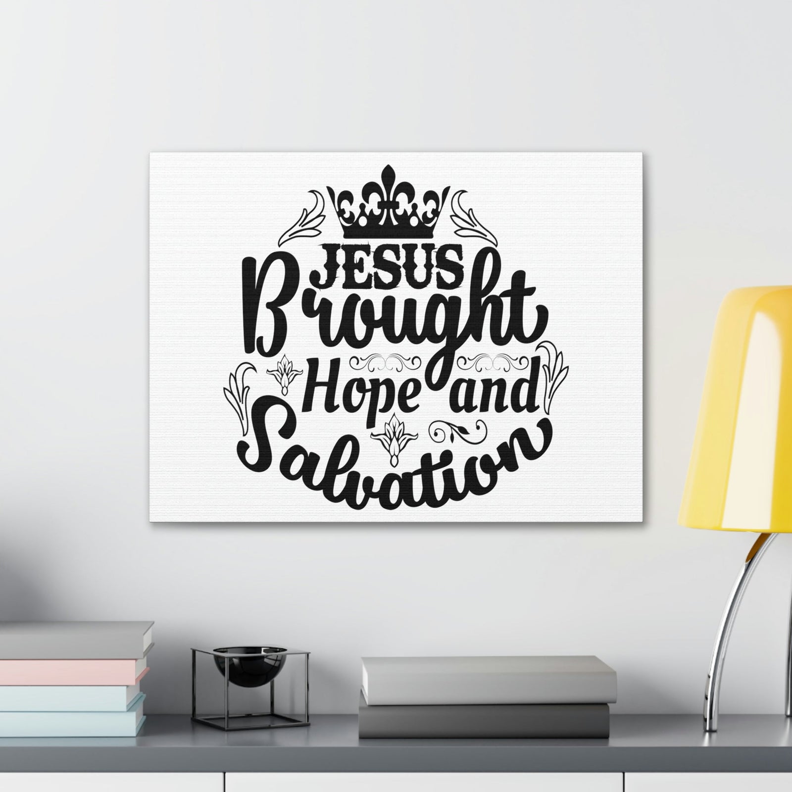Scripture Walls Hope And Salvation John 3:16 Christian Wall Art Print Ready to Hang Unframed-Express Your Love Gifts