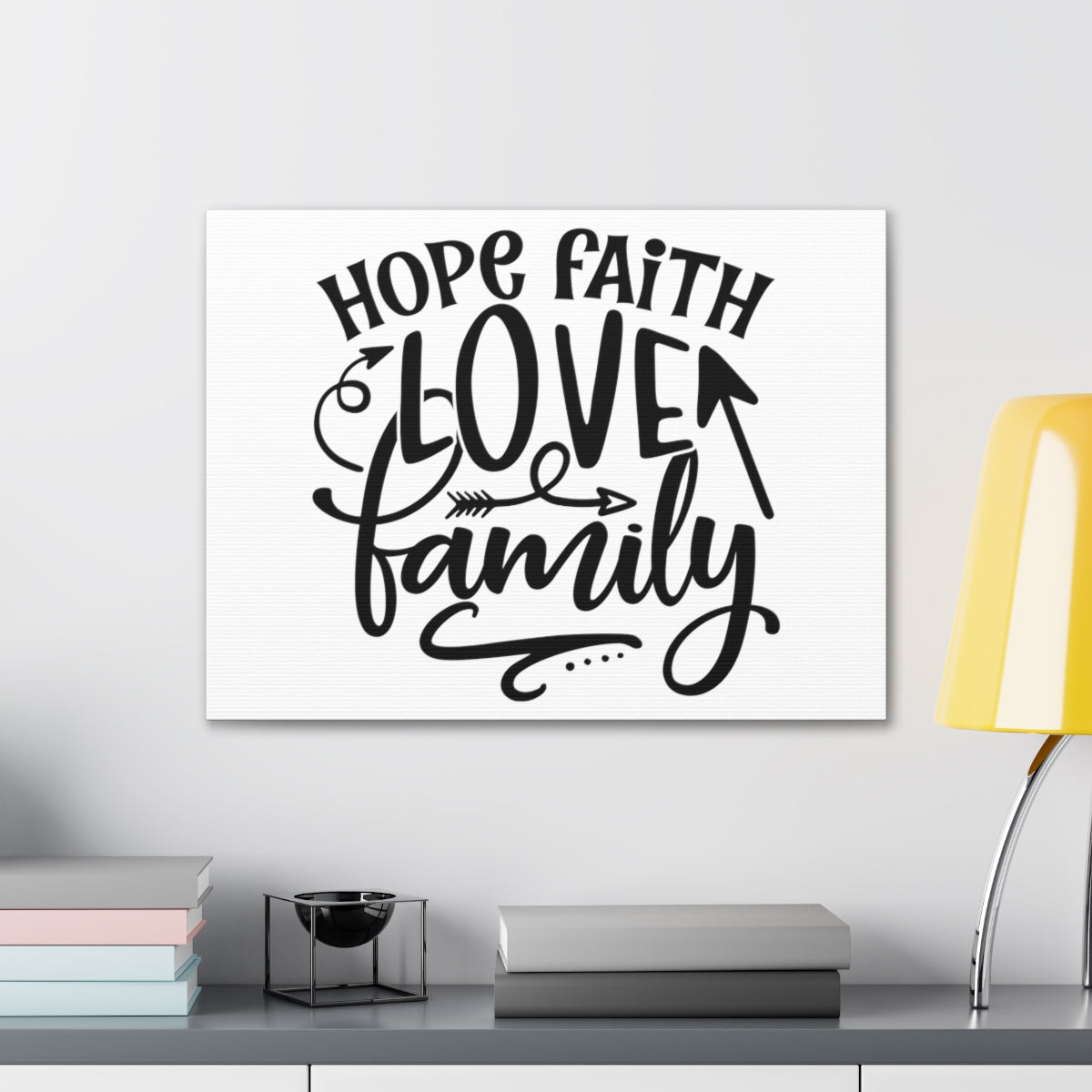 Scripture Walls Hope Faith Love 1 Corinthians 13:13 Christian Wall Art Print Ready to Hang Unframed-Express Your Love Gifts