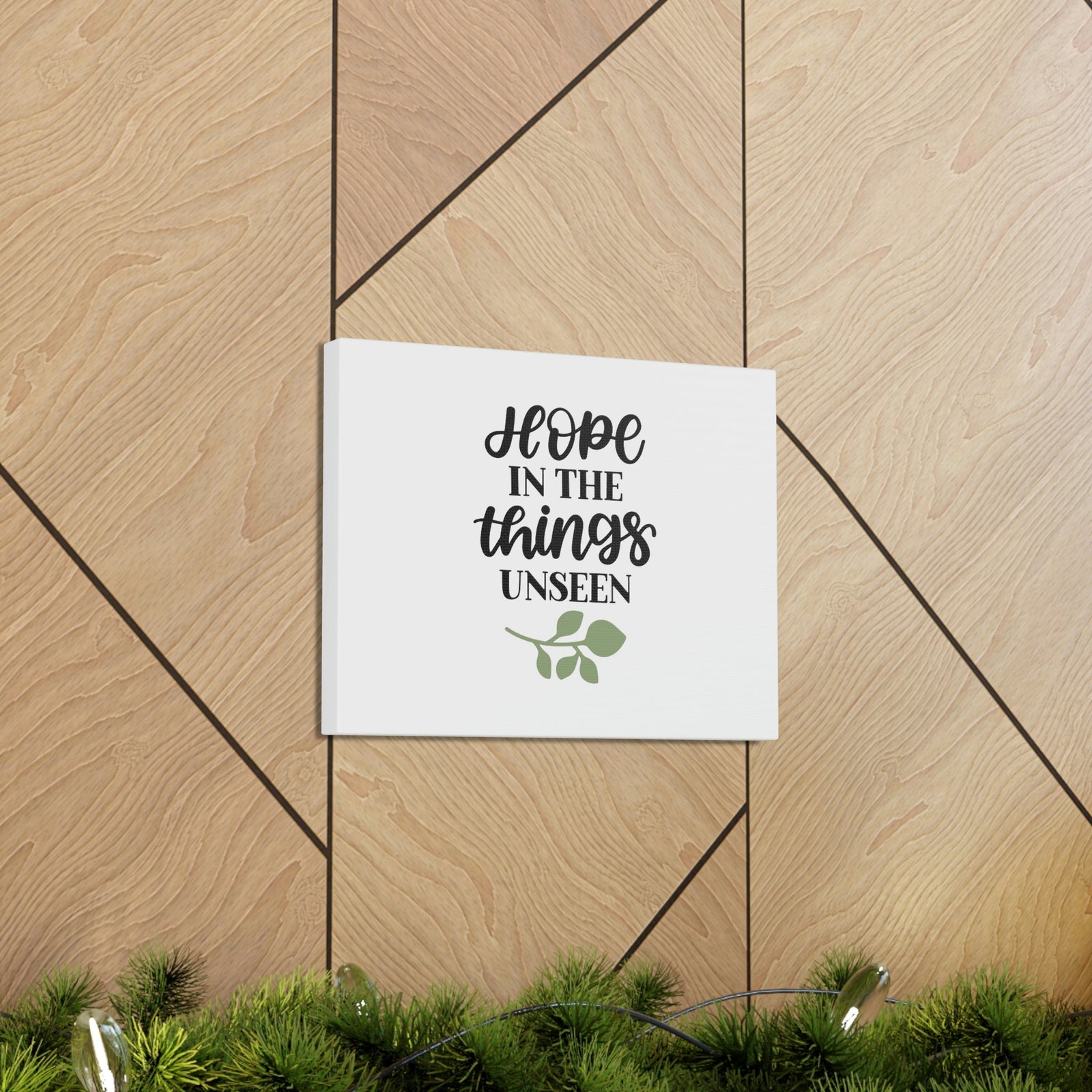 Scripture Walls Hope In The Things Unseen Hebrews 11:1 Christian Wall Art Bible Verse Print Ready to Hang Unframed-Express Your Love Gifts
