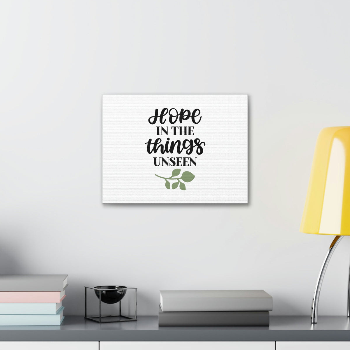 Scripture Walls Hope In The Things Unseen Hebrews 11:1 Christian Wall Art Bible Verse Print Ready to Hang Unframed-Express Your Love Gifts