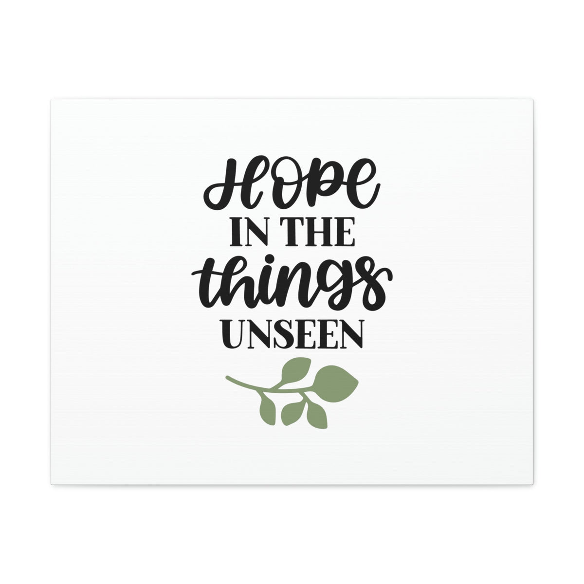 Scripture Walls Hope In The Things Unseen Hebrews 11:1 Christian Wall Art Bible Verse Print Ready to Hang Unframed-Express Your Love Gifts