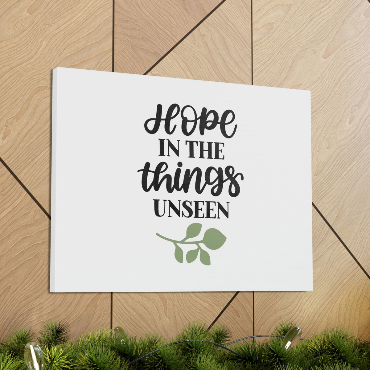 Scripture Walls Hope In The Things Unseen Hebrews 11:1 Christian Wall Art Bible Verse Print Ready to Hang Unframed-Express Your Love Gifts