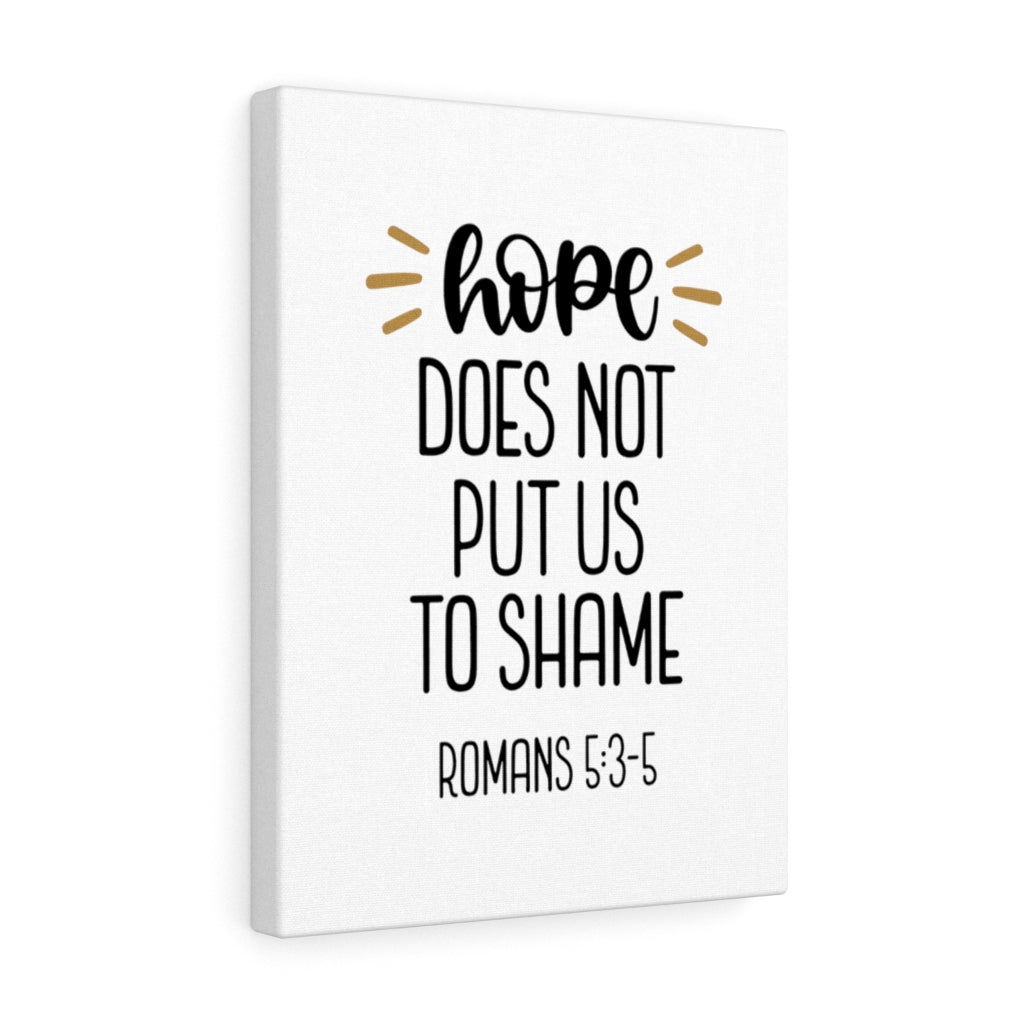 Scripture Walls Hope Romans 5:3-5 Bible Verse Canvas Christian Wall Art Ready to Hang Unframed-Express Your Love Gifts